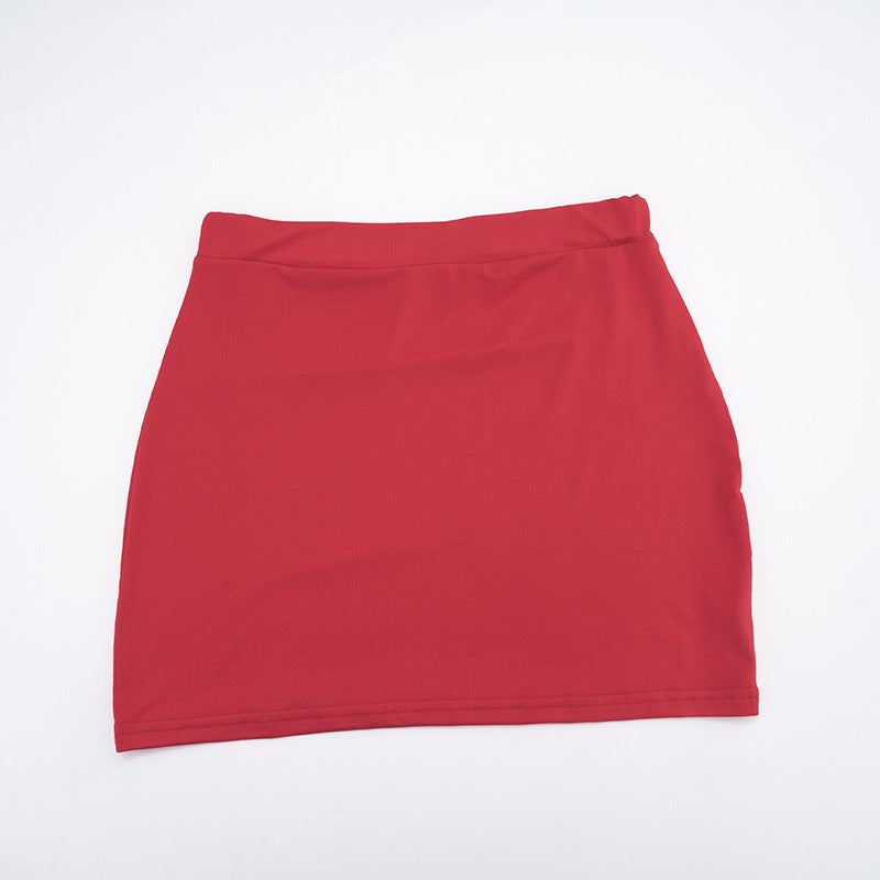 MB1063 Balloon Sleeve Top & Bodycon Skirt Two - Piece Set