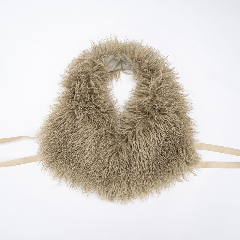 MB1017 Fuzzy Cropped Top and High Waisted Leggings Set