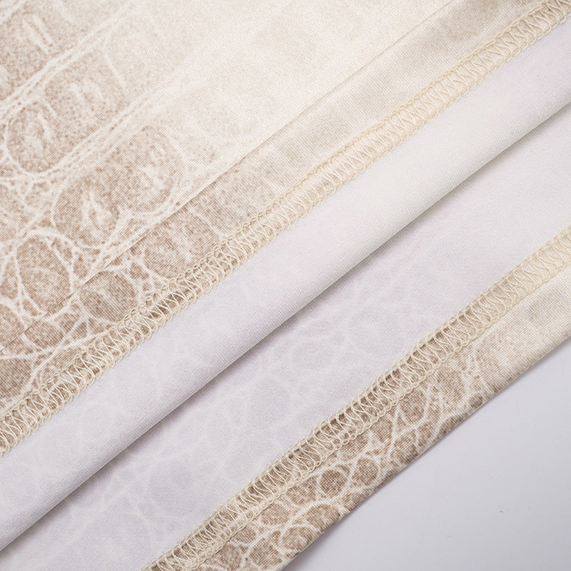 MB10128 Women's Snake Print Mock Neck Long Sleeve Mini Dress