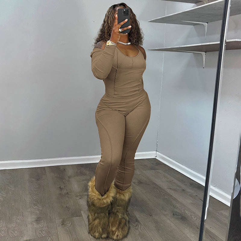 MB1086 Women's 3 Piece Ribbed Outfit Set