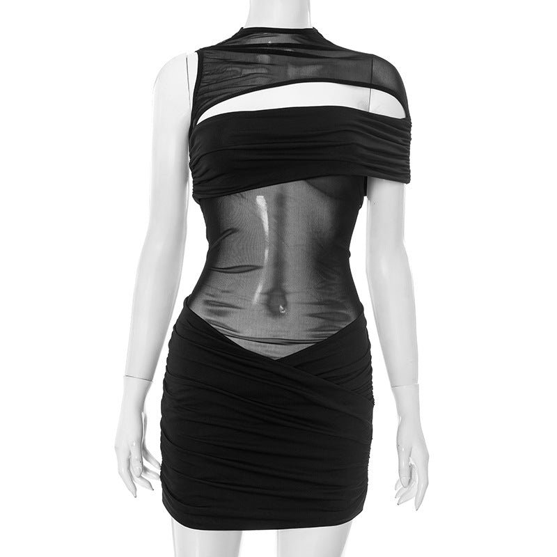 MB1021 Ruched Bodycon Mini Dress