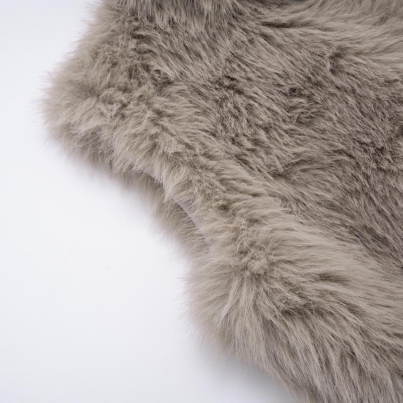 MB1064 Sleeveless Faux Fur Crop Top Women's Vest