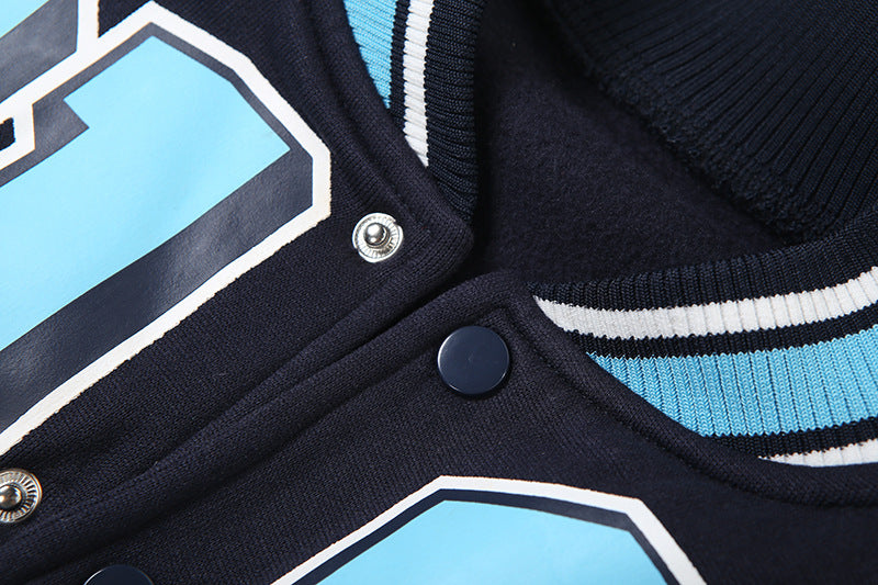 MB1123 Cropped Baseball Jacket