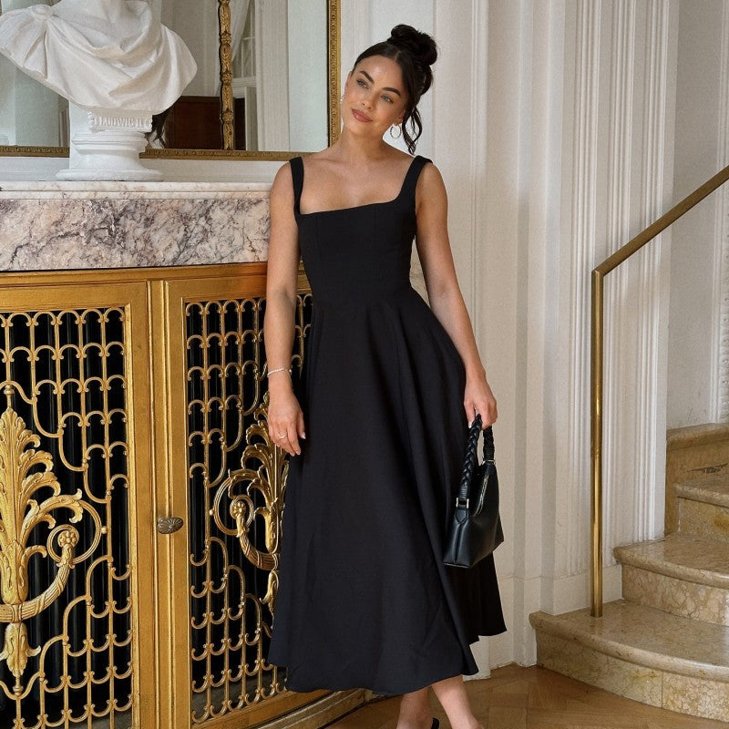 MB1302 Solid Color Maxi Dress