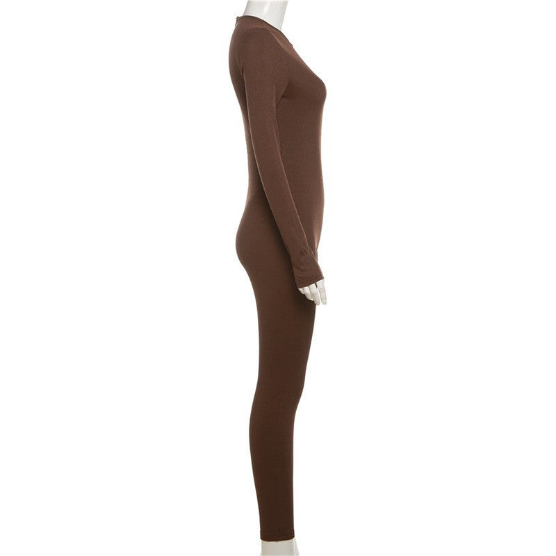 MB1536 Women's Ribbed Long Sleeve Jumpsuit