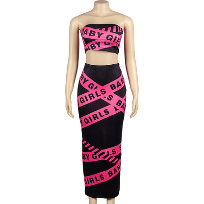 MB1306 Tube Top and Skirt Set