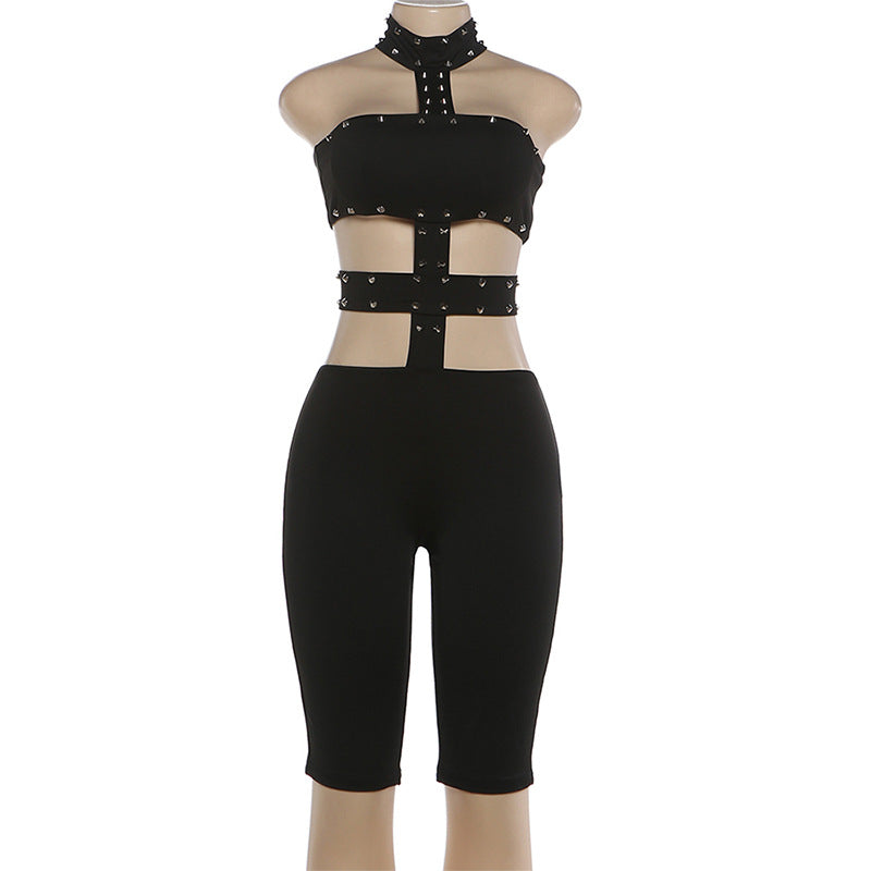 MB1534 Women's Fitted Bodysuit with Cut Out Detail