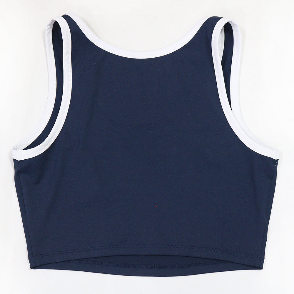 MB1221 Cropped Tank Top & Skort Two Piece Set