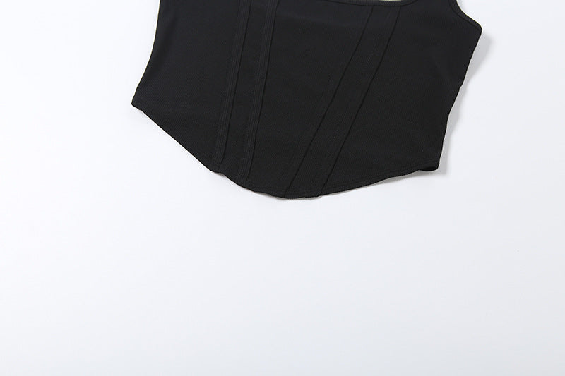 MB1813 Women's Faux Fur 3-Piece Set Crop Top Mini Skirt Long Sleeve Shrug