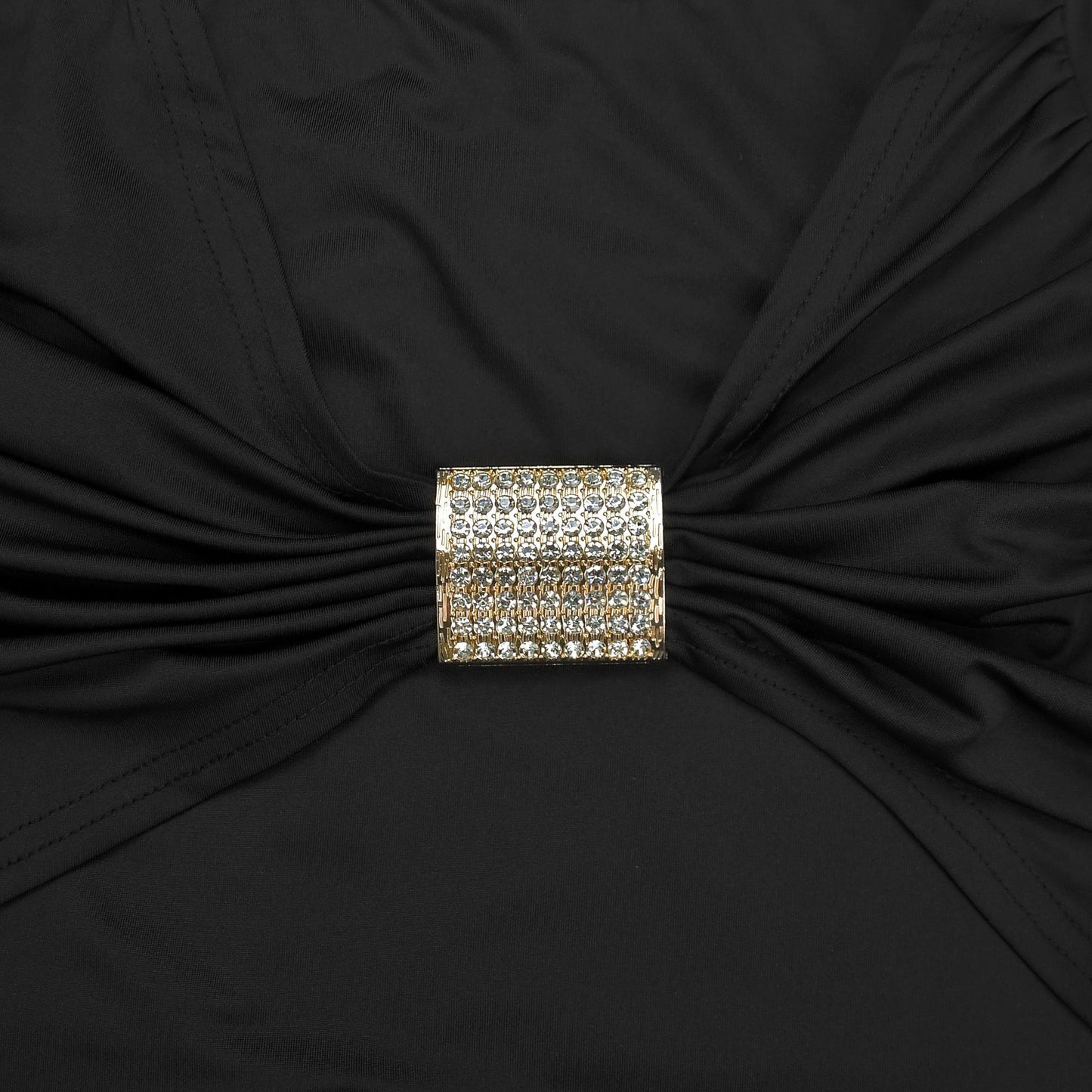 MB1617 Halter Cutout Top & Ruched Flared Pants Two-Piece Set