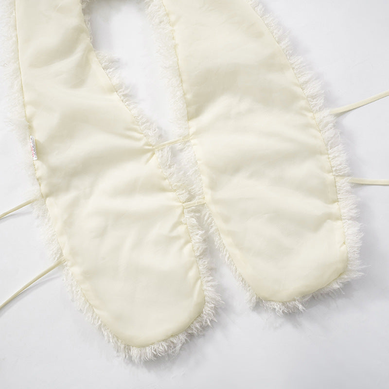 MB1059  Women's Backless Fur Vest