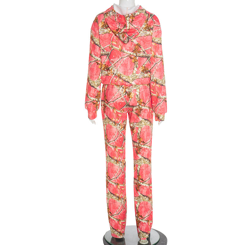 MB1035 Camouflage Tracksuit Set for Women