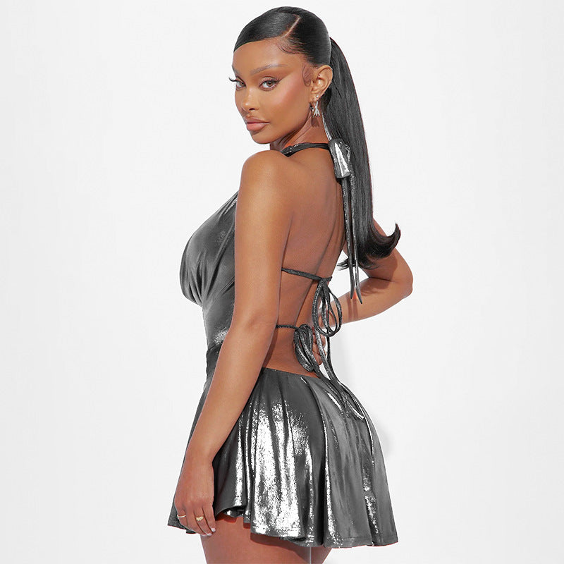 MB1002 Fit and Flared Mini Dress