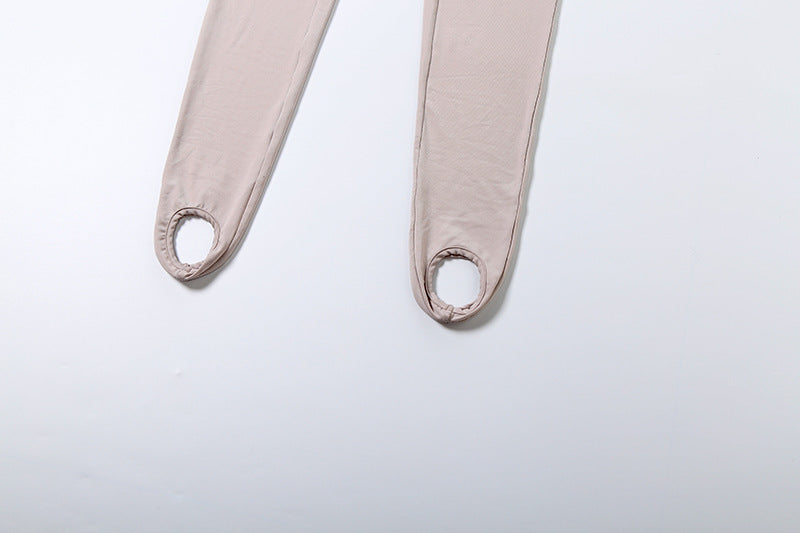 MB1145 Women’s Faux Fur Long Sleeve Jumpsuit