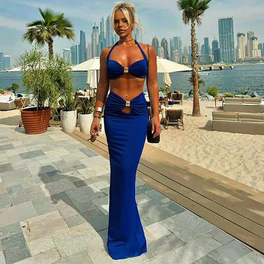 MB1103 Long Skirt Two-piece Set