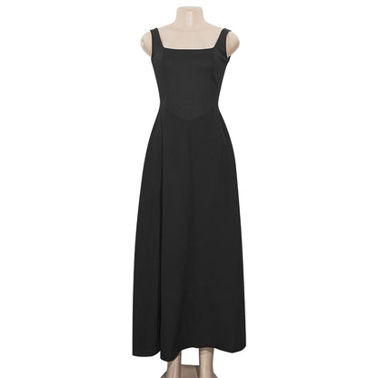 MB1302 Solid Color Maxi Dress