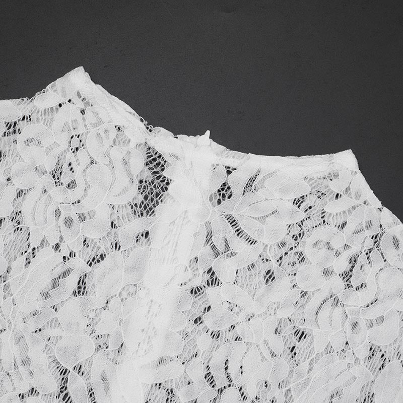 MB1071 Lace Jumpsuit - Long Sleeve Bodysuit for Women