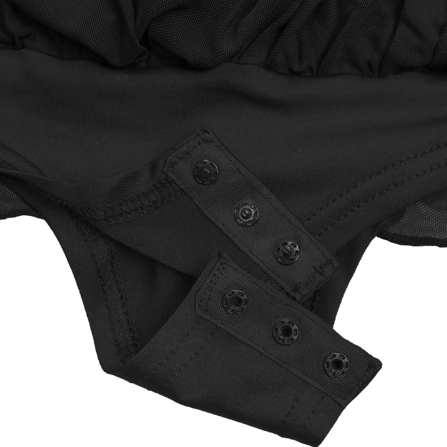 MB1618 Strapless Corset-Style Tiered Ruffle Mini Dress with Lace-Up Back