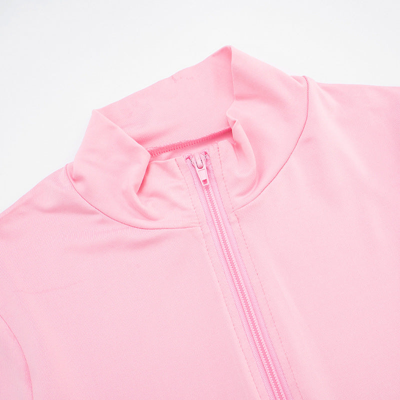 MB1044 Color-Block Workout Jumpsuit for Women