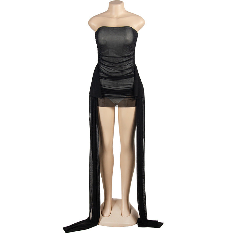 MB1301 Solid Color Tube Dress