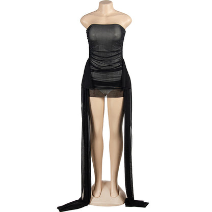 MB1301 Solid Color Tube Dress