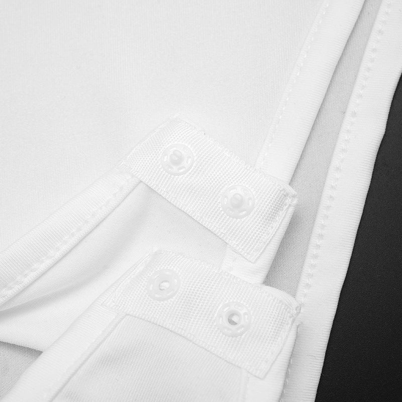 MB10135 Women’s Long Sleeve Fur Cuff Bodysuit