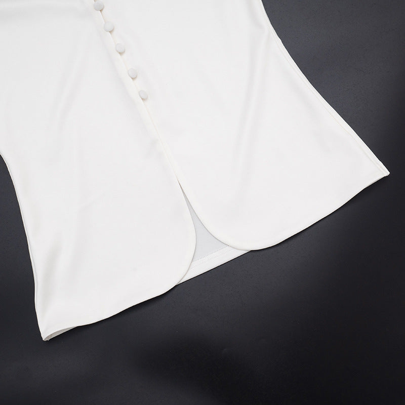 MB10130 Women's Crop Blazer & Capri Pants Two Piece Set