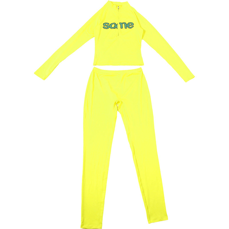 MB1513 Letter Print Two-Piece Tracksuit Women’s Loungewear