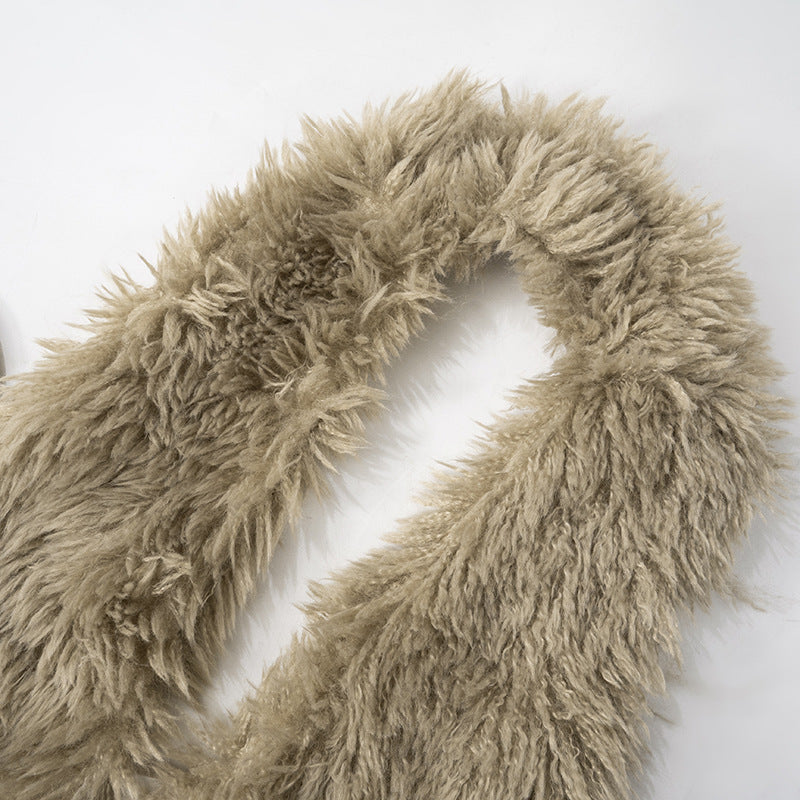 MB1059  Women's Backless Fur Vest