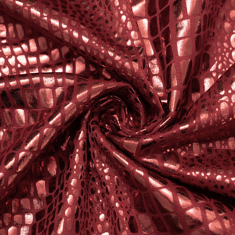 MB1449 Crocodile Print Bodycon Mini Dress for Women