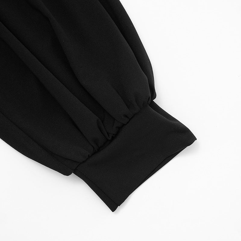 MB1068 Women's Halter Neck Top and Mini Skirt Two-Piece Set