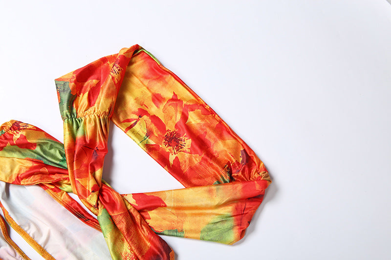 MB1833 Women's Off Shoulder Two Piece Maxi Skirt Set