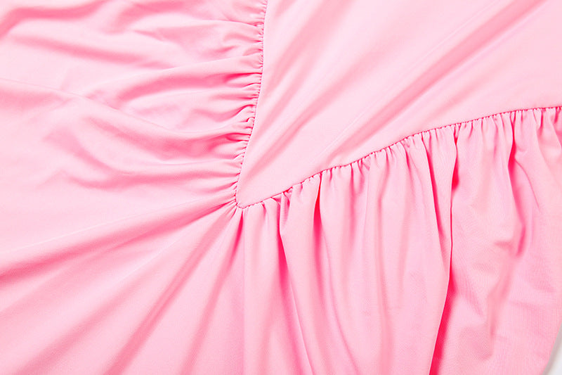 MB1132 High Neck Cutout Back Maxi Dress