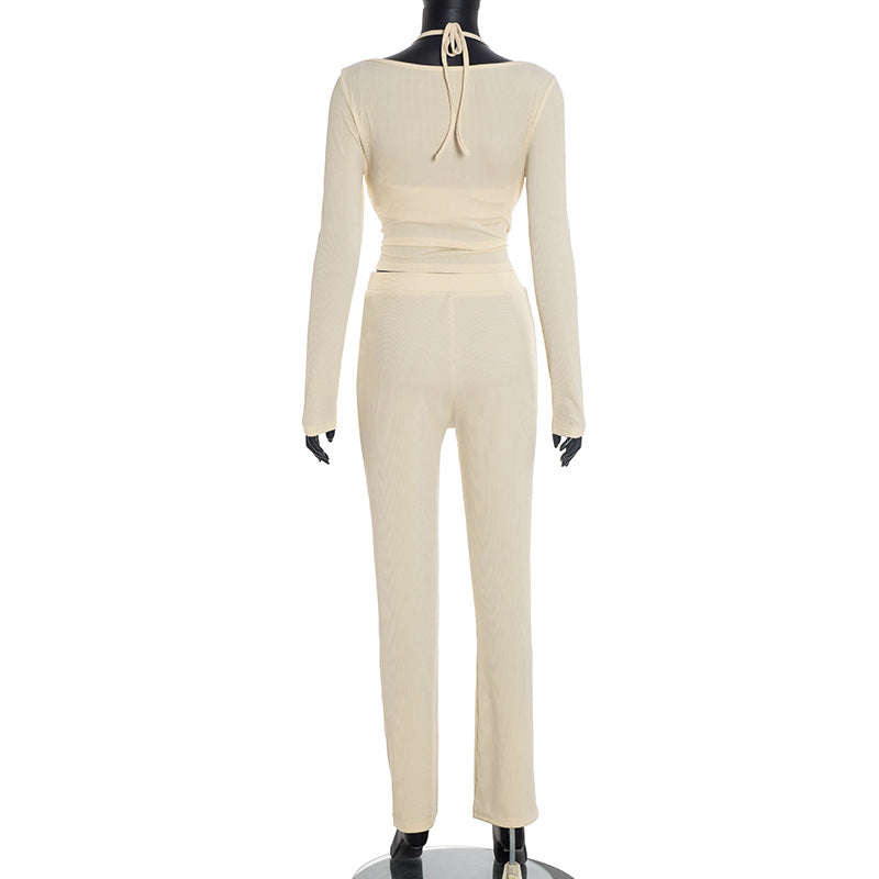 MB1086 Women's 3 Piece Ribbed Outfit Set