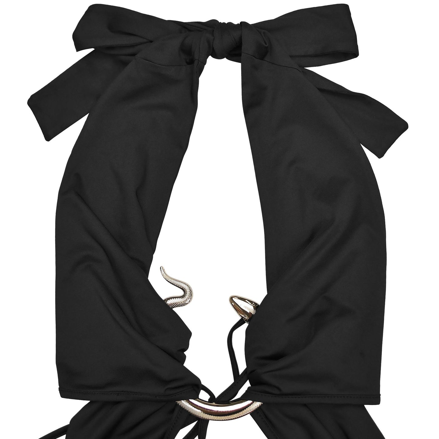 MB1620 Halter Neck Gold Ring Cutout Bodycon Maxi Dress