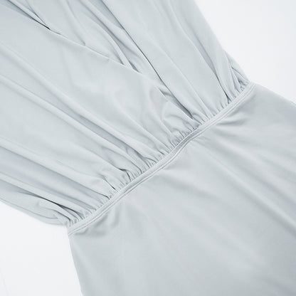 MB1037 Deep V-Neck Bodycon Mini Dress for Women