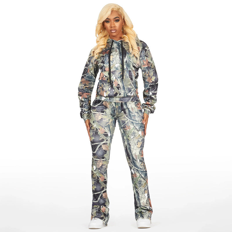 MB1035 Camouflage Tracksuit Set for Women