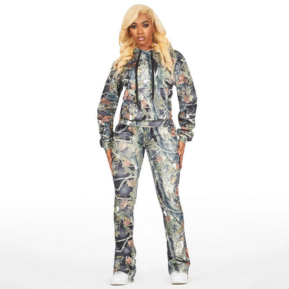 MB1035 Camouflage Tracksuit Set for Women
