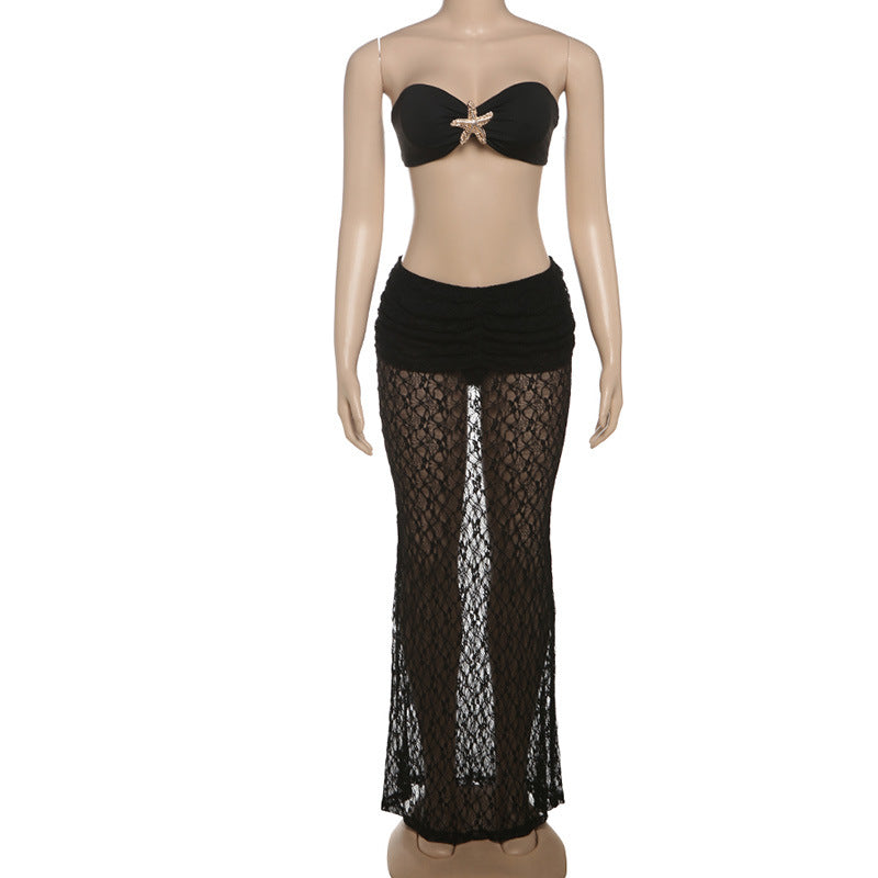 MB1108 Bikini Top and Long Skirt Set