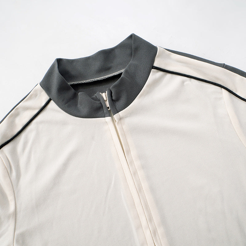 MB1014  Woman Color Block Tracksuit