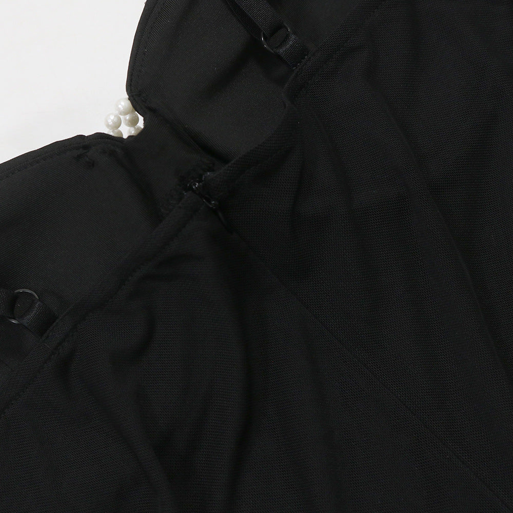 MB1212 Women's Rhinestone Beaded Evening Gown