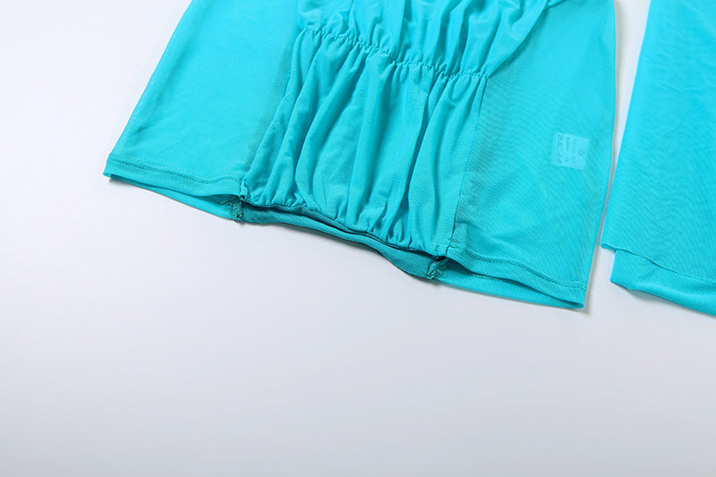 MB1146 Women’s Cutout Mini Skirt Set