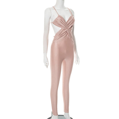 MB1032 Women's Backless Bodycon Jumpsuit