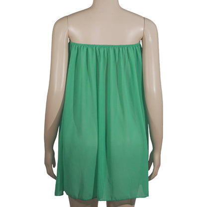 MB1310 Solid Color Short Dresses