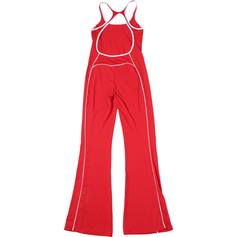 MB1109 Bodycon Jumpsuit Backless Yoga Pants