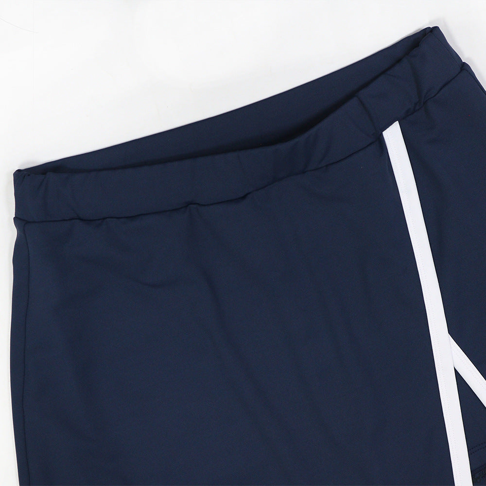 MB1221 Cropped Tank Top & Skort Two Piece Set