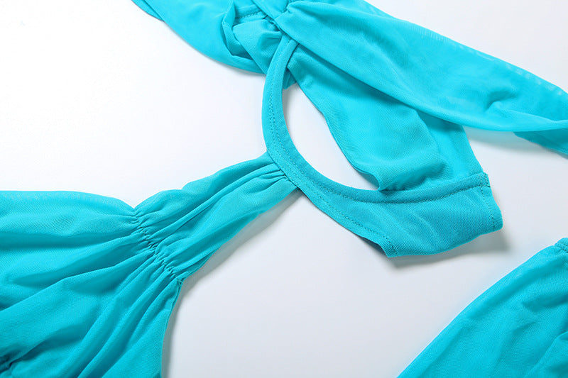 MB1146 Women’s Cutout Mini Skirt Set