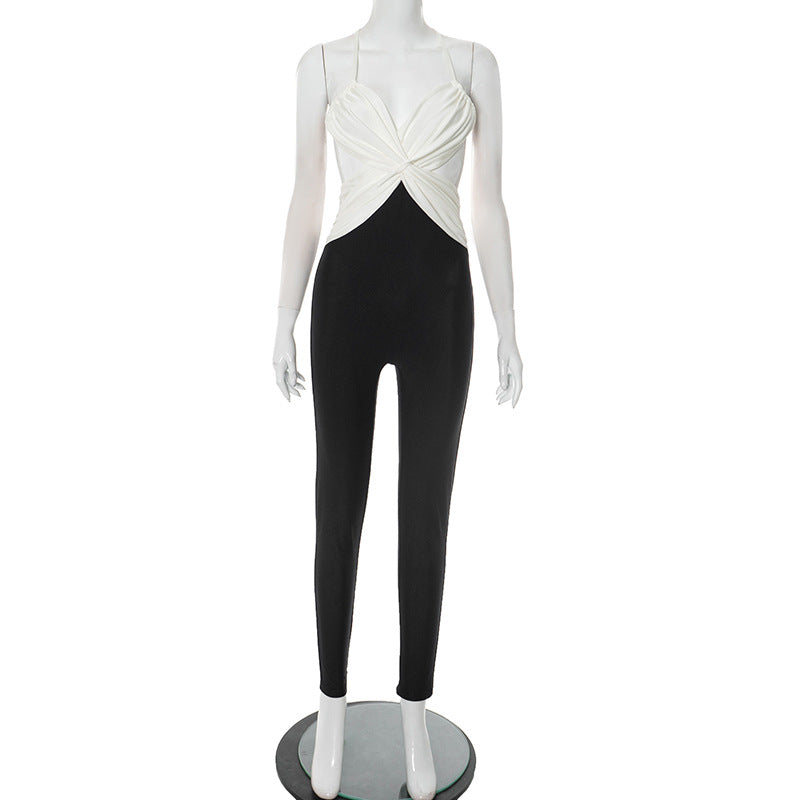 MB1032 Women's Backless Bodycon Jumpsuit