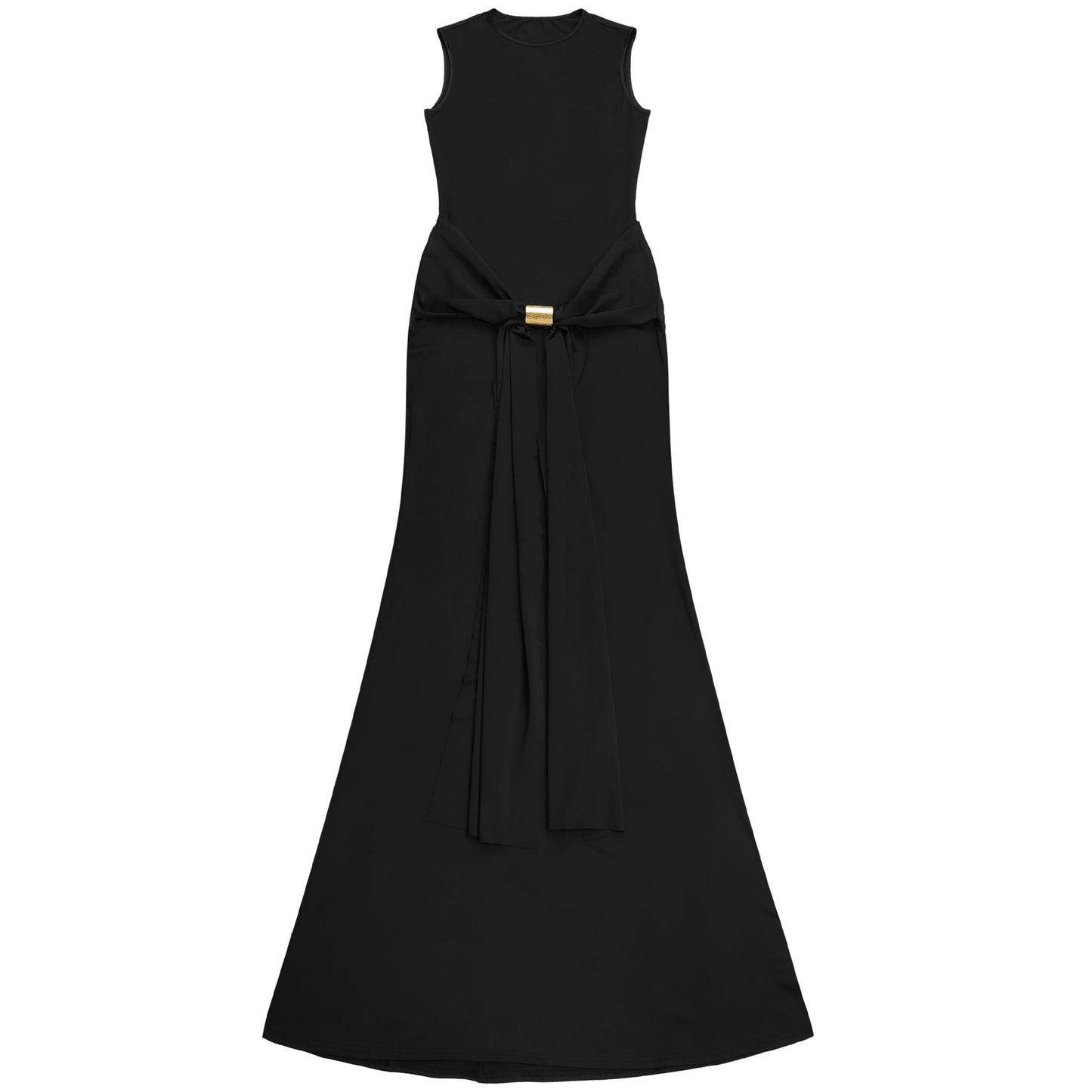 MB1612 Sleeveless Cutout Back Maxi Dress