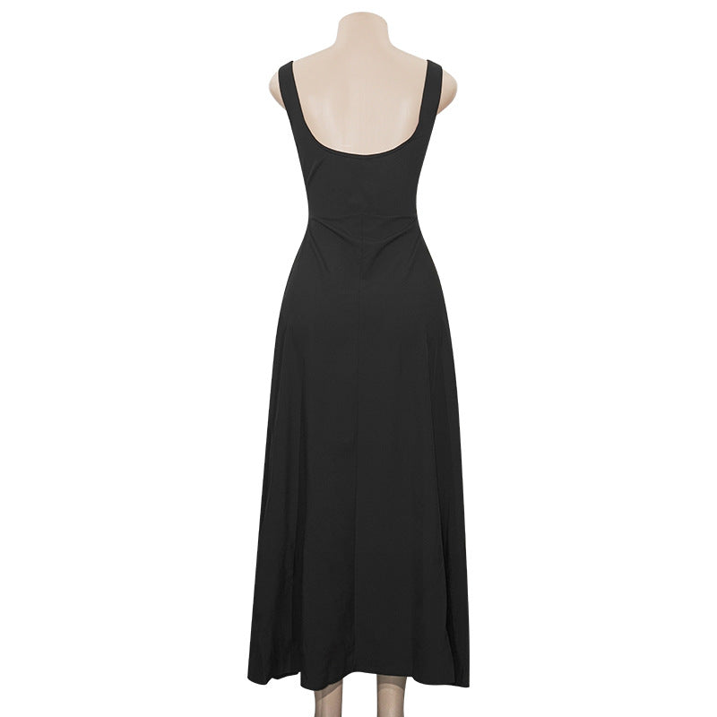 MB1302 Solid Color Maxi Dress